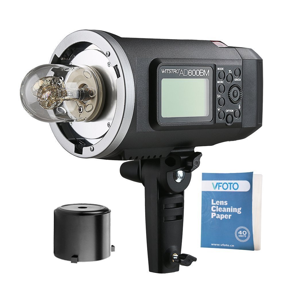 Godox AD600BM Bowens Mount 600Ws GN87 HSS 1/8000s High Speed Sync Outdoor Flash Strobe Light with 2.4G Wireless X System Compatible with Canon, Sony, Nikon, Fuji, Olympus, Panasonic(AD600BM)