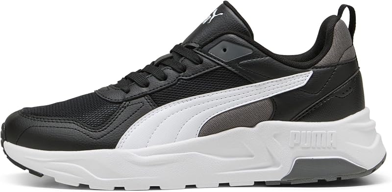 Trinity 2 LT - Scarpe da Ginnastica Unisex, Puma Black-Puma White-Cool Dark Gray,