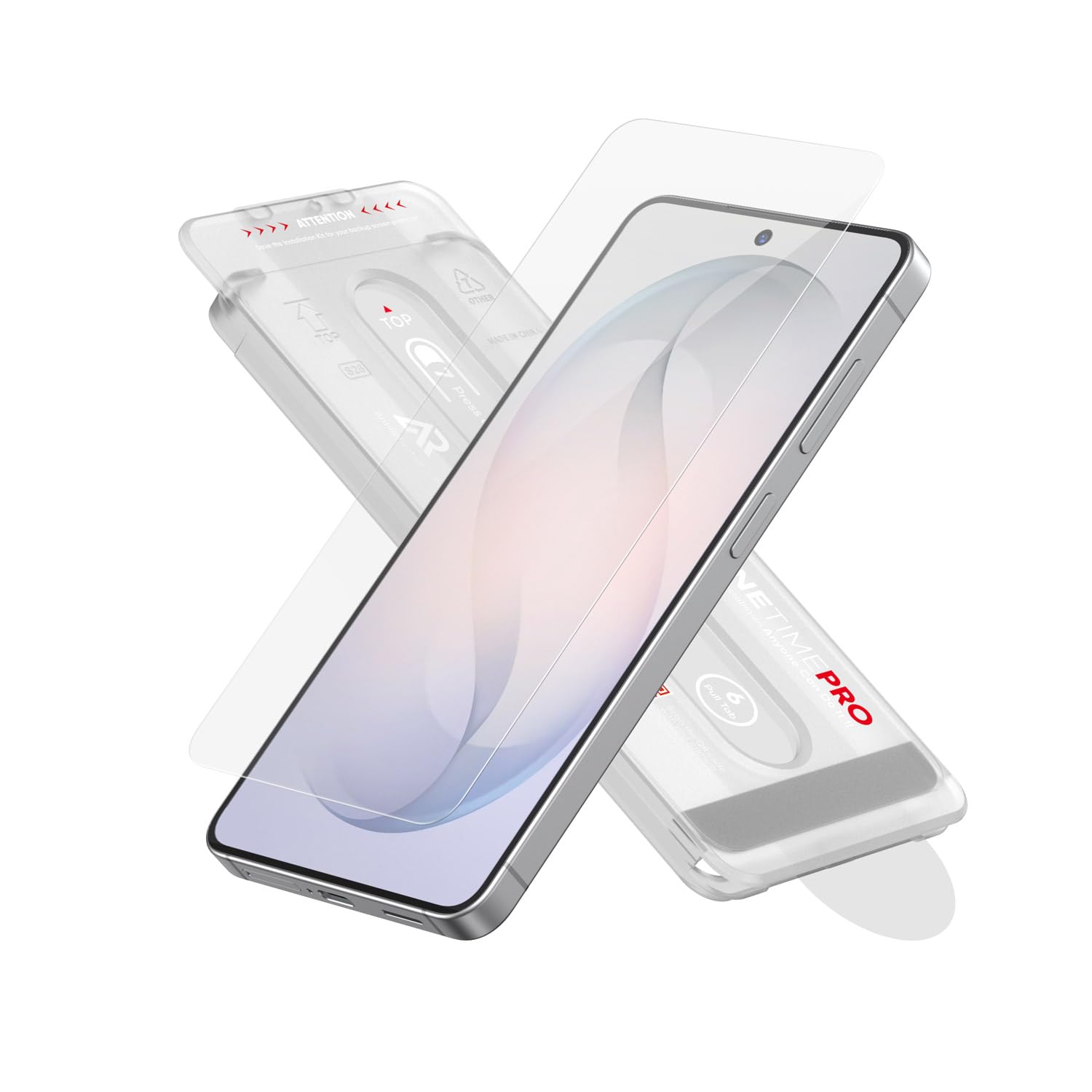 FLOLAB NanoArmour ONETIME PRO for Samsung Galaxy S26 Screen Protector Anti Reflective Tempered Glass, Edge to Edge, Fingerprint ID Compatible, Dust Free, Easy to Install