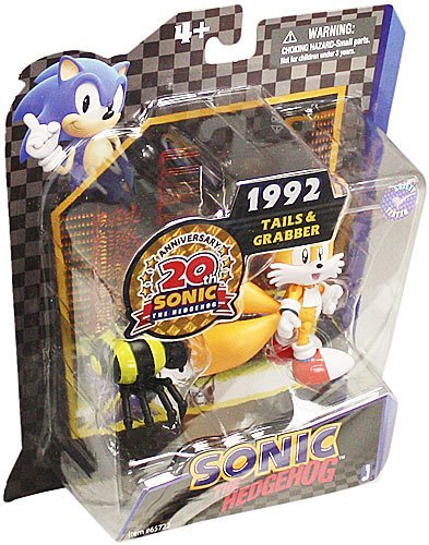 Sonic 20th Anniversary 3.5 Inch Action Figure 1992 Tails Grabber