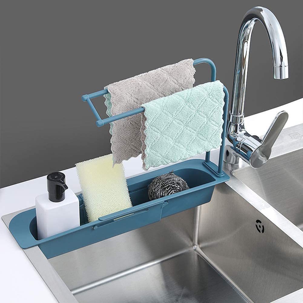 amazon telescopic sink storage rack
