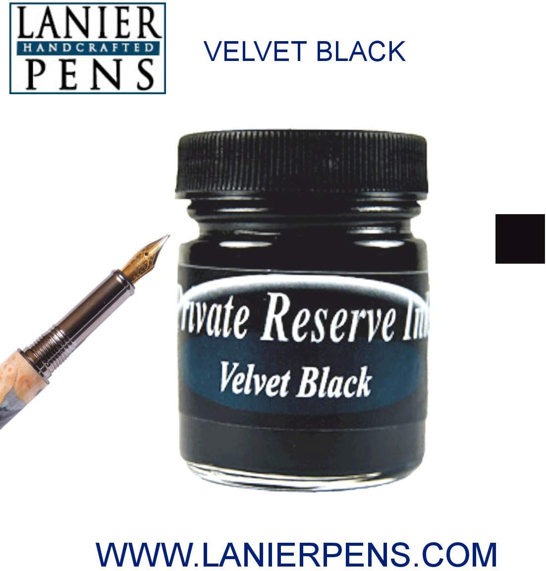 Private Reserve Ink, 60ML Ink Bottle – Velvet Black