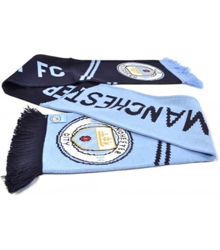 MANCHESTER CITY FOOTBALL SCARF - MAN CITY