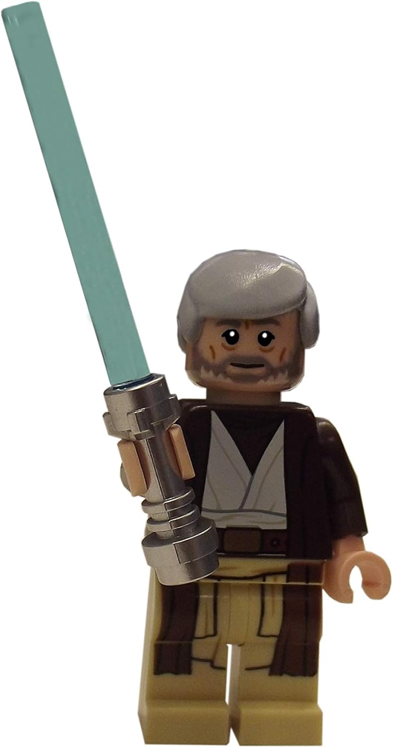 LEGO Obi Wan Kenobi mit Laserschwert und Logo Fliese ...