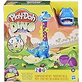 Play-Doh Dino Crew Growin' Tall Bronto Toy Dinosaur for Kids 3 Years and Up with 2 Play-Doh Eggs, 2.5 Ounces Each, Non-Toxic