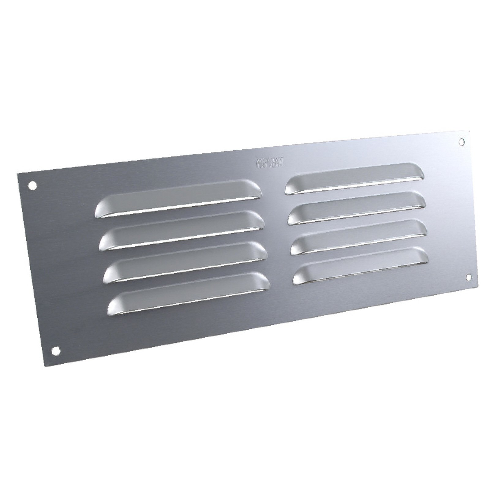 9" x 3" Louvre Vent Satin Anodised Aluminium/Metal Chrome Grille Cover