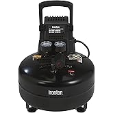 Ironton Oil-Free Pancake Air Compressor, 0.3 HP, 3 Gallons, 110 PSI