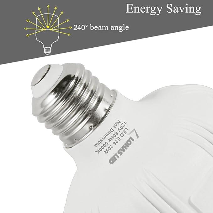 Lohas LED bombillas, 150 W, equivalente a 20 W E26 LED ...