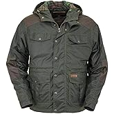 Outback Trading Company Mens Waterproof Oilskin Outerwear Casual Western Jacket With Multiple Pockets