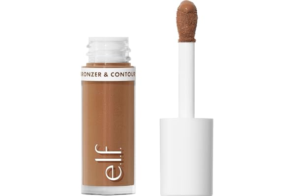 e.l.f. Camo Liquid Bronzer & Contour, Silky Pigmented Formula, Long-Lasting Glow for A Sun-Kissed, Sculpted Finish, Vegan & C