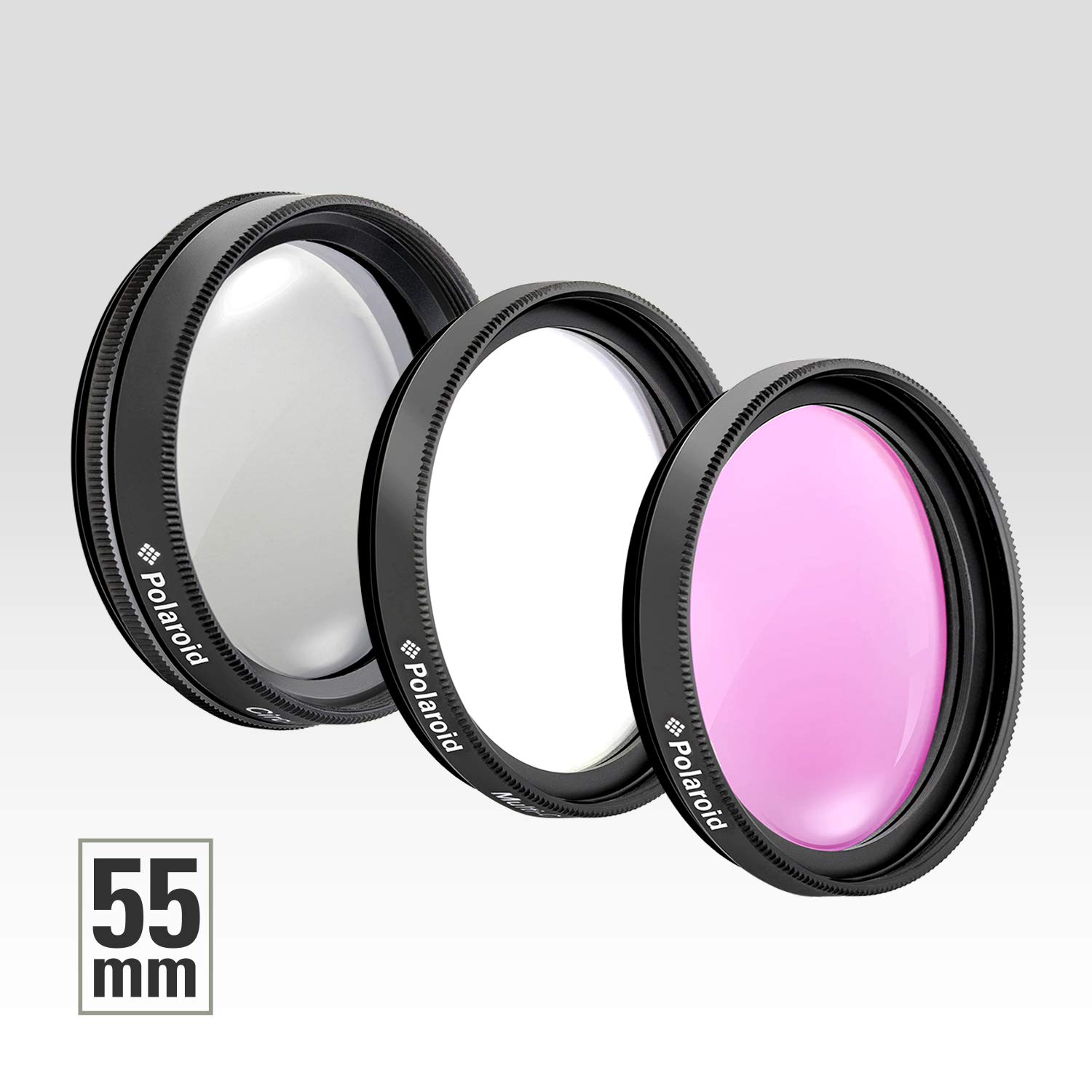 Filter Sets Electronics Polaroid Optics 37mm 3Piece Filter Kit Set includes Nylon Carry Case