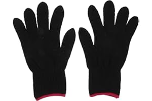Gogogmee Heat Resistant Glove for Curling Wand and Flat Iron Anti-scalding Hair Styling Mitts with High