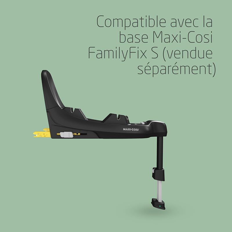 Pearl S i-Size, siège-auto Bébé, 3 mois-4 ans, <18 kg, 61-105 cm, Siège-auto Enfant, 5 Inclinaisons, Crochets de Harnais Facile à Installer, Protection G-CELL Chocs Latéraux, Tonal Graphite