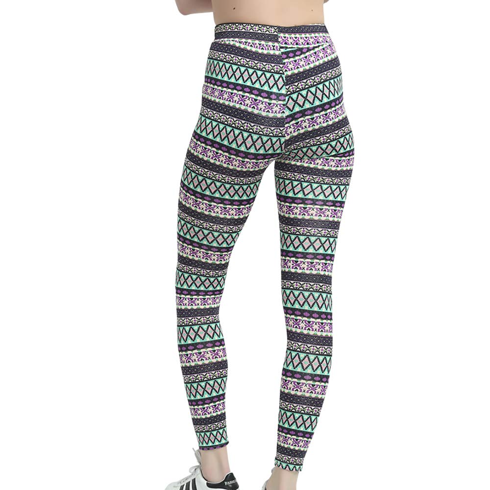 LiPa Tova Womens Leggings Soft Stretchy Ankle Length Yoga Pants (MM-S)