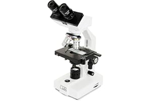 Celestron – Celestron Labs – Binocular Head Compound Microscope – 40-1000x Magnification – Adjustable Mechanical Stage – Incl