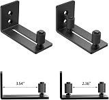 Signstek 152CM 5FT Sliding Barn Door Hardware Kit I Shape Hanger Closet Rail view 7