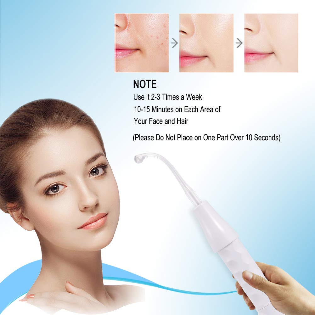High Frequency Machine, Portable Handheld High Frequency Facial Wand for Skin Tightening Facial Care Machine: Beauty