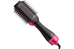 Nurifi Hair Dryer Brush Blow Dryer Brush in One, 4 in 1 Hair Dryer and Styler Volumizer, Professional Hot Air Brush with Negative Ion Anti-frizz Blowout for Drying, Straightening, Salon