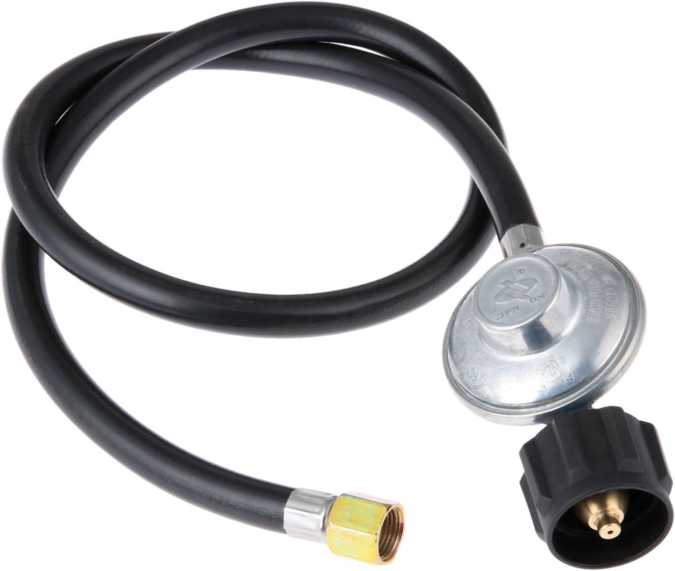 Propane Regulator 6.6 Feet Universal QCC1 Grill Replacement for Most LP