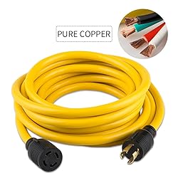 50 FEET Heavy Duty Generator Locking Power Cord