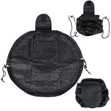 Portable Drawstring Cosmetic Bag Large Capacity Lazy Travel Makeup Pouch Magic Toiletry Bag For