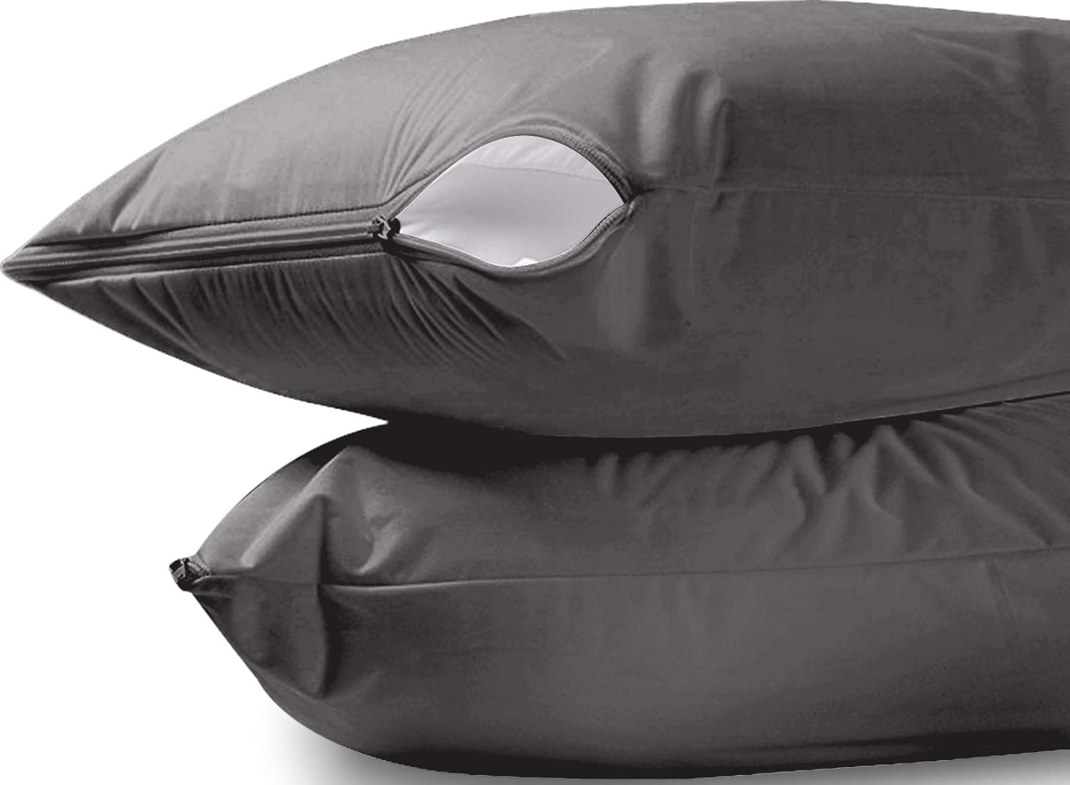Utopia Bedding Waterproof Zippered Pillow Encasement – Pillow Protectors Jersey - 20 x 28 Inches - Bed Bug Proof (Pack of 2, Queen/Standard, White): Home & Kitchen