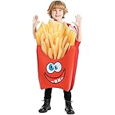 Seasons Halloween Costume Children French Fries Costume for Kids 4-8Y