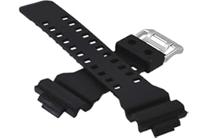 Casio Mens G-Shock Resin Replacement Watch Band Black