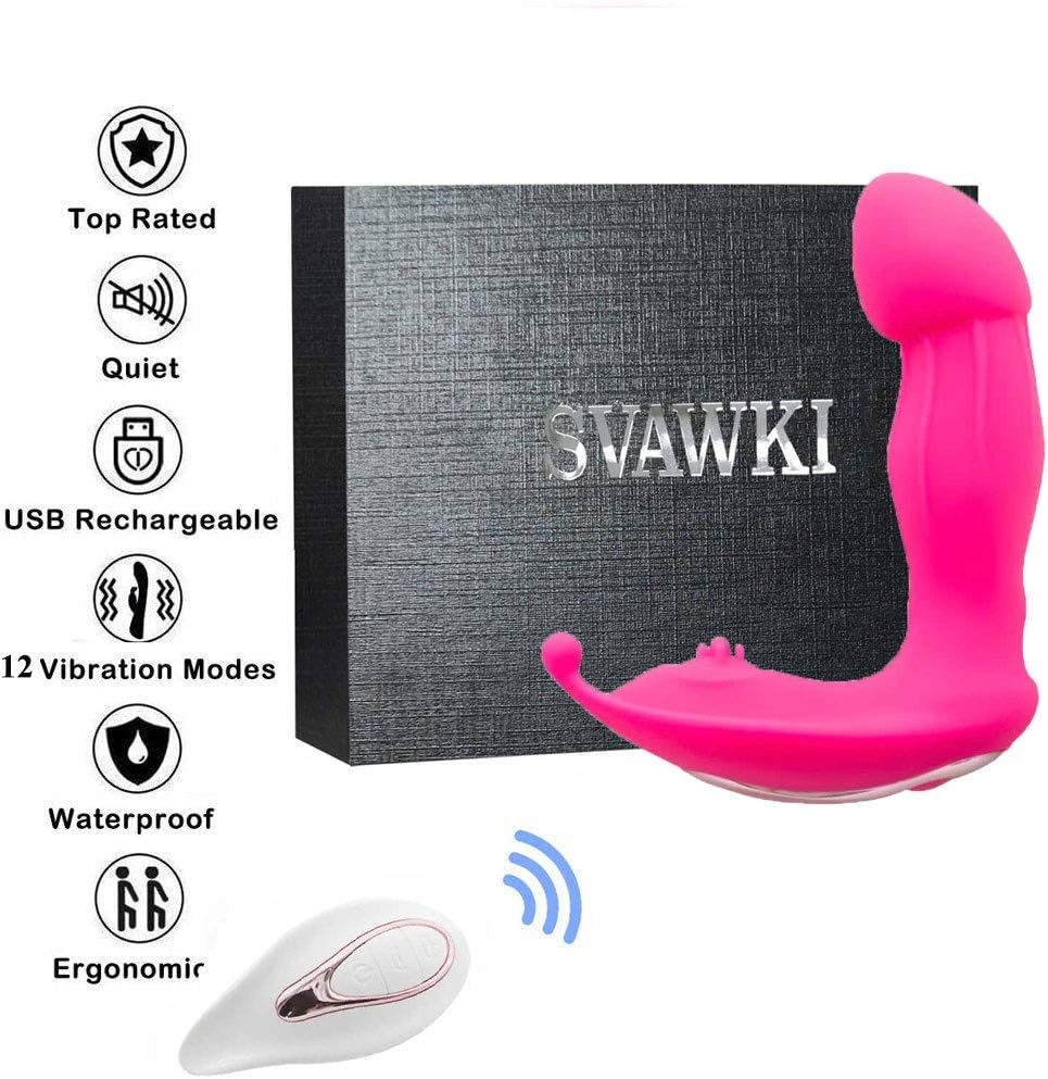 MUMUMT Mini Personal Waterproof 12 Variable Frequency Mode Patterns Wearable Vǐbrator, USB Charging, Portable, Waterproof Wireless Portable Design