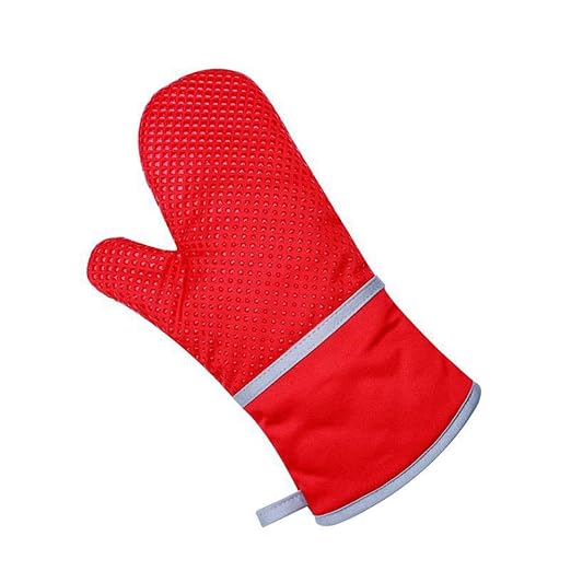 DRHYSFSA Guantes de Cocina Horno de Silicona Resistente al Calor ...