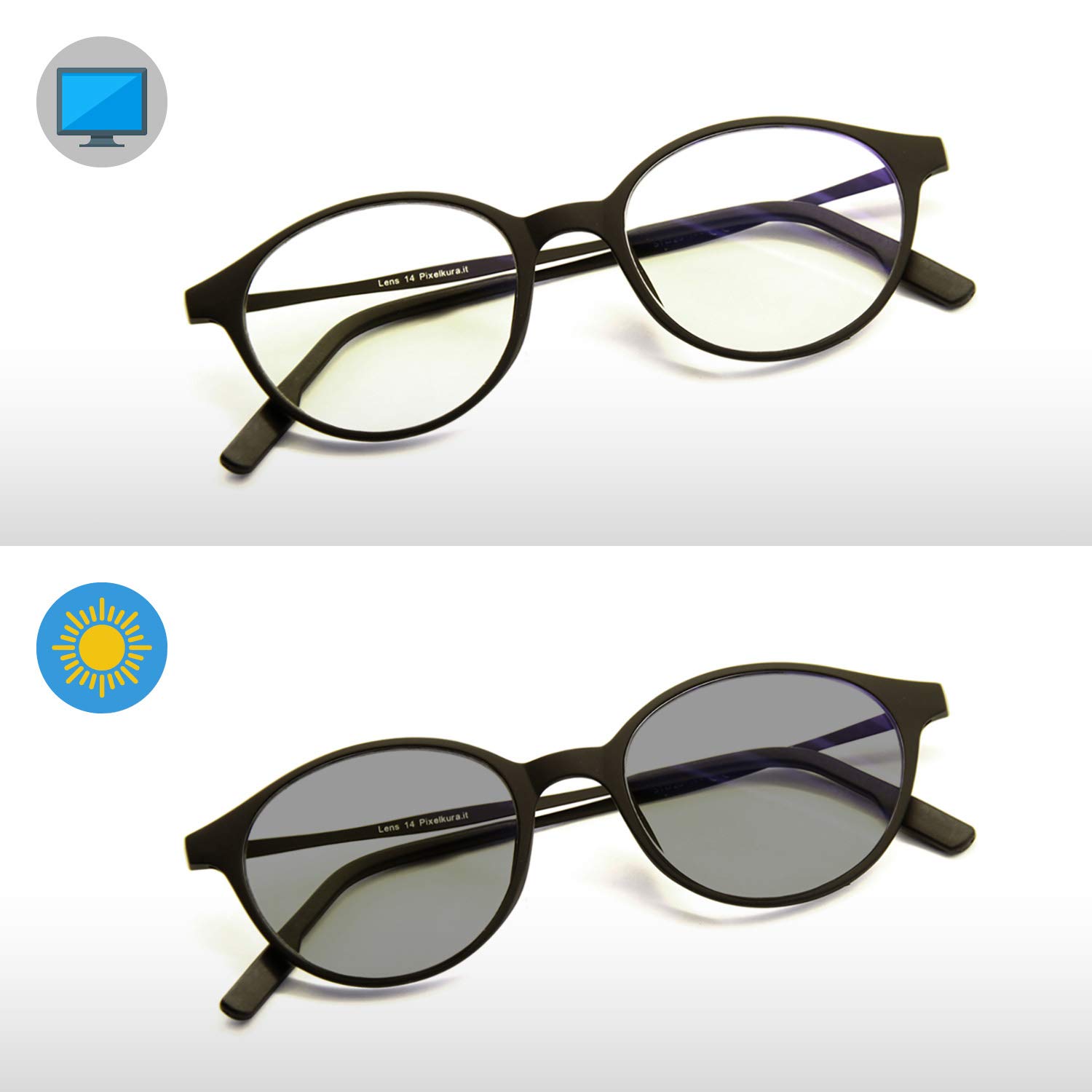 Gafas Para El Cansancio Visual Confort Visual Pixel Lens PHOTOCROMIC Sunny- Gafas para Ordenador