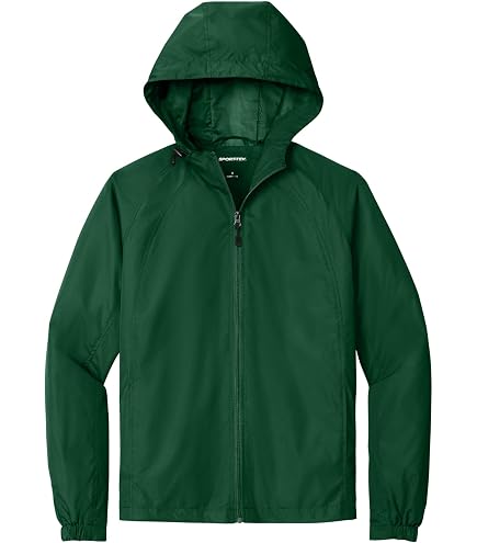 SPORT-TEK Unisex Hooded Raglan Jacket at Amazon Men's Clothing