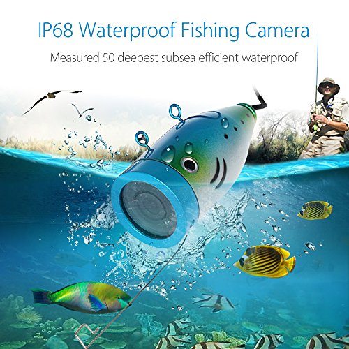 Eyoyo 9 inch Fish Finder Underwater Fishing Camera 50M 1000TVL CAM Infrared IR LED Lights w