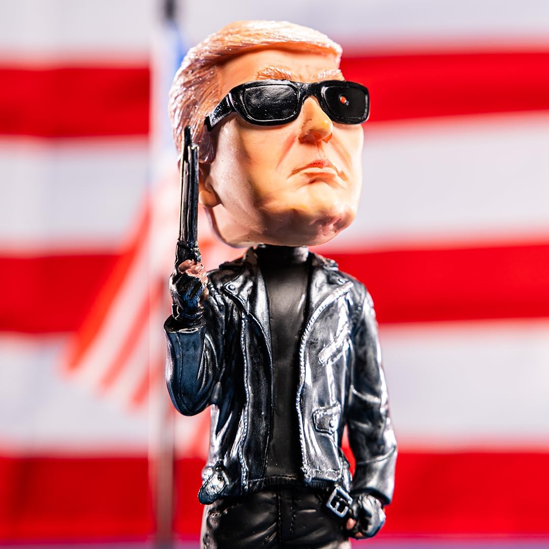 Proud Patriots The Trumpinator Bobblehead The #1 Patriotic & President Gift 2025 Birthday for Conservatives or Gag Gift for Liberals