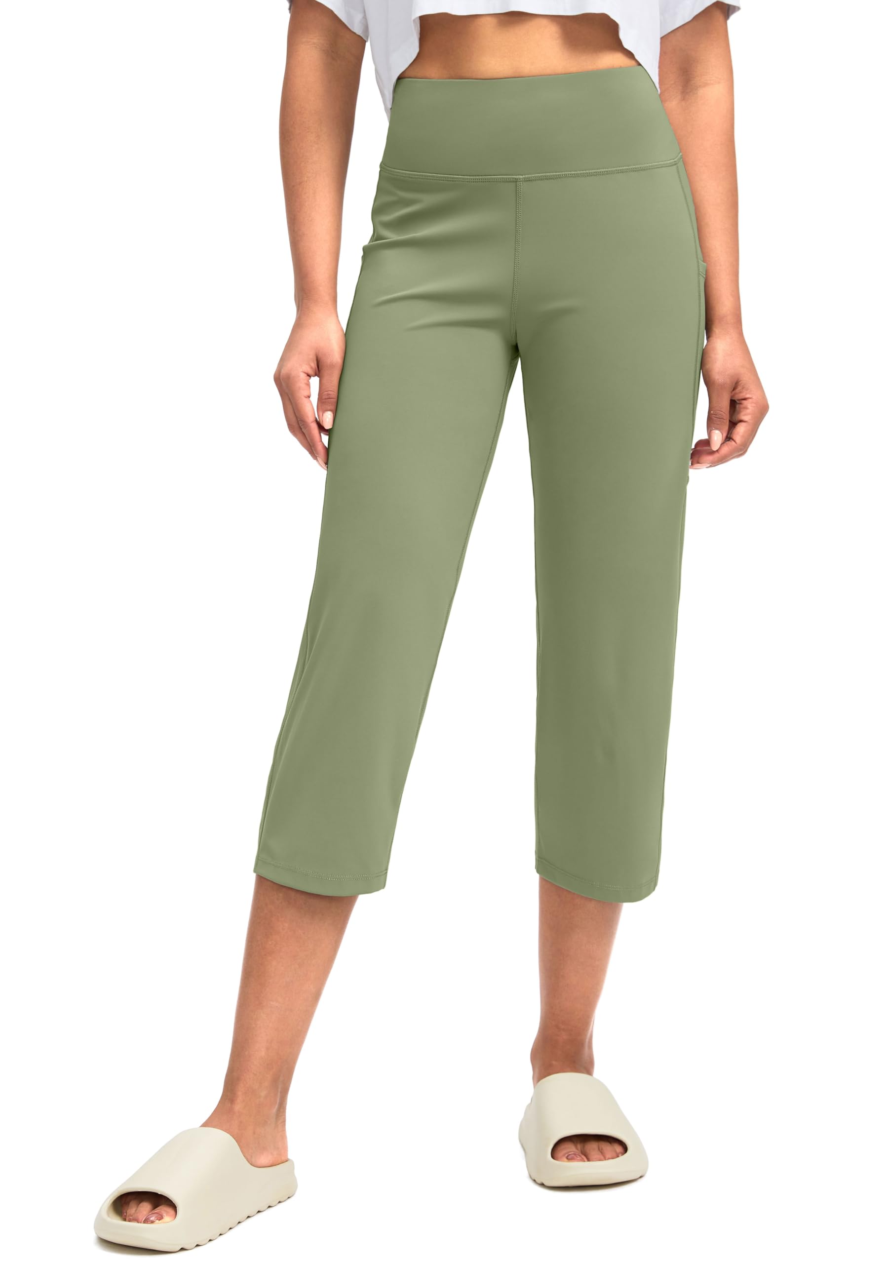 Capri Pants for Women High Waist Workout Yoga Pants
