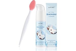 GJYC PET Cat Chin Acne Care Kit - Gently Removes Cat Chin Blackheads, Equipped with Cleansing Brush, Cruelty-Free, Nurtures Cat's Chin Softness and Freshness, 1.01 fl. oz