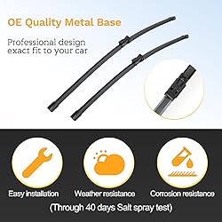 24" 18" 14" Windshield Wiper Blades for Mazda CX5