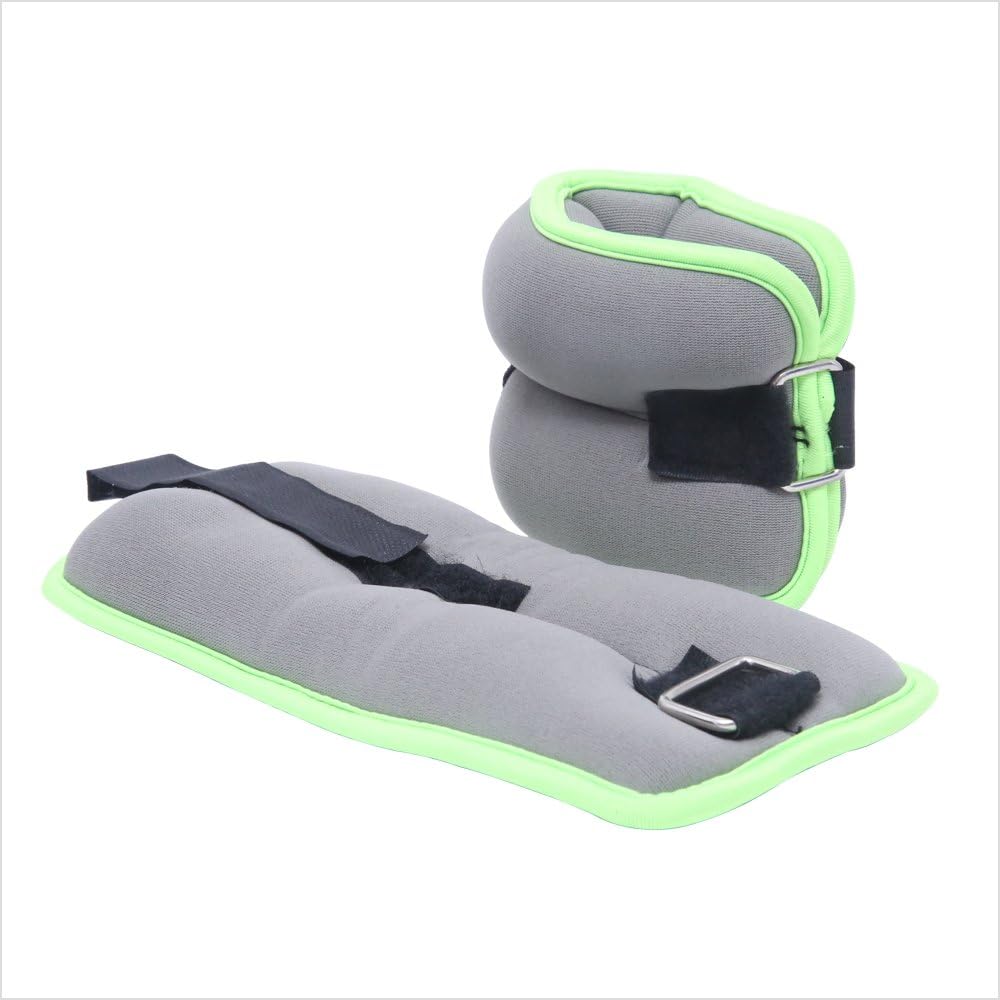 CAP Fitness Soft Elite Ankle/Wrist Weights (Pair) - Fully Adjustable Strap for Wrist or Ankle - Best for Strength Training And Resistance Exercise - (1.5lbs*2/2.5lbs*2)