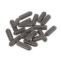 uxcell 20pcs Rubber End Caps 4mm(0.2") ID Vinyl PVC