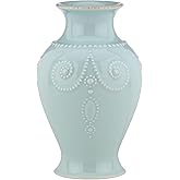 Lenox French Perle Fluted Vase 8" (Bluebell)