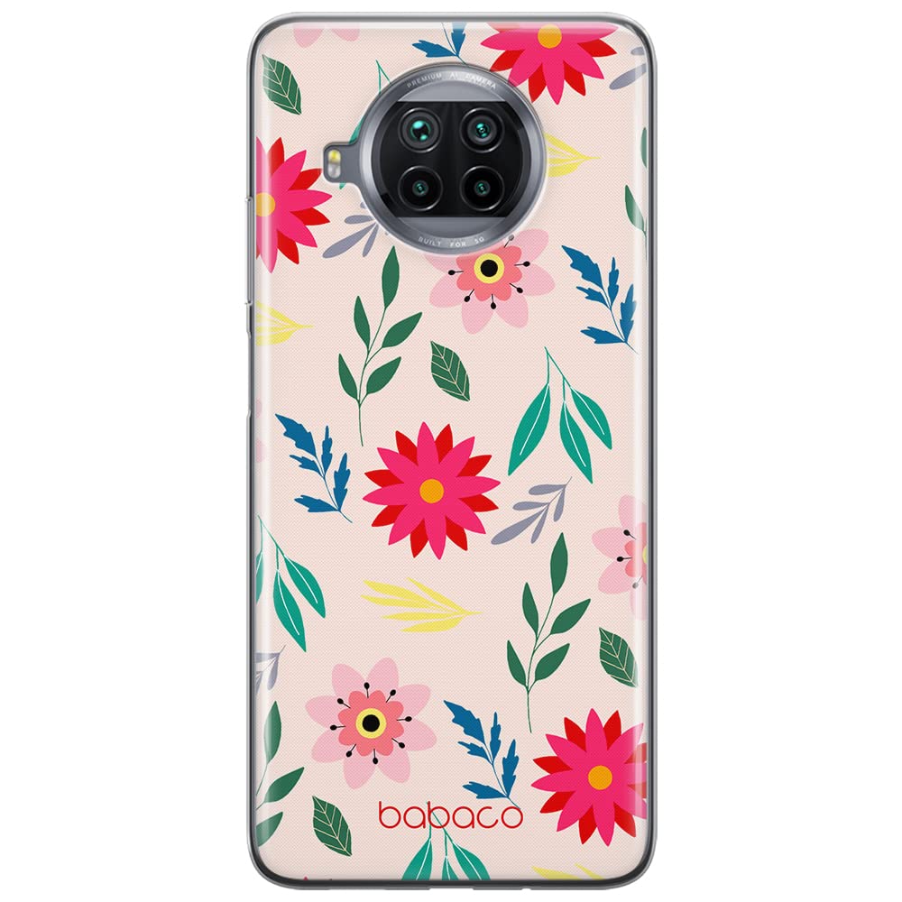 ERT GROUP mobile phone case for Xiaomi MI 10T LITE/REDMI NOTE 9 PRO 5G original and officially Licensed Babaco pattern Flowers 010 adapted to the shape of the mobile phone, case made of TPU