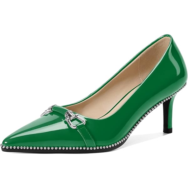 Amazon.com | XYD Women Pointed Toe Kitten Mules Low Heels Slip On