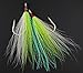 JSHANMEI Bucktail Teasers Fishing Hook Saltwater Fishing Plugs Lures Buck Tail Jig Hooks Rig