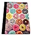 Bundle Back to School Supplies Binders Pocket Folder Composition Elementary Junior High Backpack Middle Sweet Donut 5 piece Pink