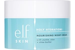e.l.f. SKIN Holy Hydration! Nourishing Night Cream, Ultra-Hydrating Moisturizer, Infused with Shea Butter, Soothes Skin, 1.76 Oz (Packaging May Vary)