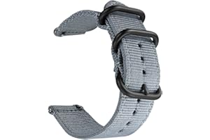 uEmoh Watch Straps, Quick Release Nylon Watch Bands for Men Women, Watch Bands of Multiple Colors & Width(16mm,18mm, 20mm, 22mm)