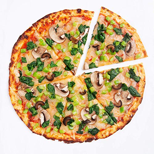 Cali'flour Foods Frozen Pizza (Supreme Veggie, 6 Pizzas) - Fresh Cauliflower Base | Low Carb, Gluten and Grain Free | Keto Friendly