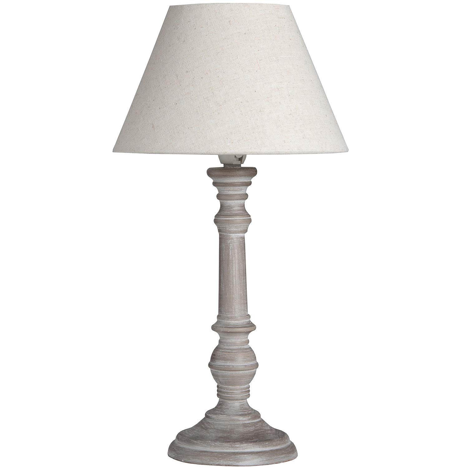 Hill 1975 Pella Table Lamp, Wood, Linen, Mixed, one