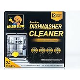 Golden Glove Dishwasher Cleaner Tablets 24 Count | 12-Month Supply
