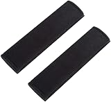 URAQT Car Seat Belt Pad Cover 2 Pack Black Memory Foam Comfort view 1